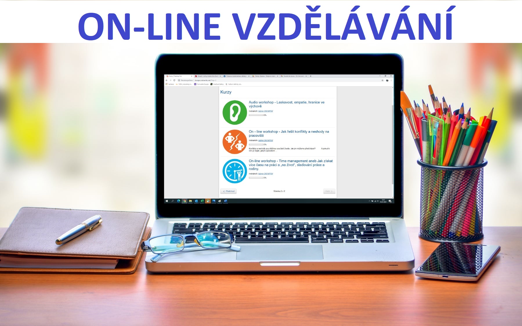 On line vzdelavani ikona